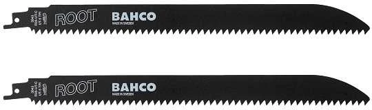 Bahco tiesinio pjūklo geležtės 2vnt 280mm 5TPI, šaknims pjauti 25-150mm