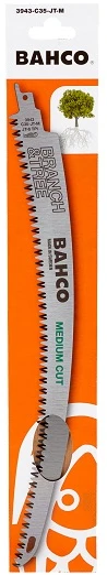 Bahco tiesinio pjūklo geležtė 350 mm 6TPI japoniški dantys, skirta 50-150 mm šakoms