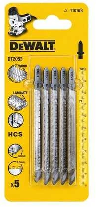 DEWALT PJŪKLELIS SIAURAPJŪKLIUI 100×2,5mm T101BR MEDIENA/PLOKŠTĖ /5vnt.