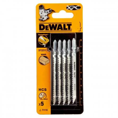 DEWALT JIGPSW Mėlynas 100x75/60 T111C XPC MEDIENA / 5 vnt.