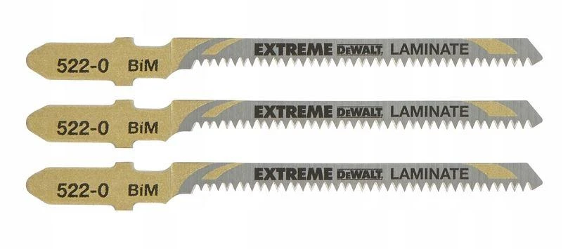 Pjūkleliai siaurapjūkliui Dewalt DT2081-QZ, 3 vnt., 82,6x1,4 mm, laminatui