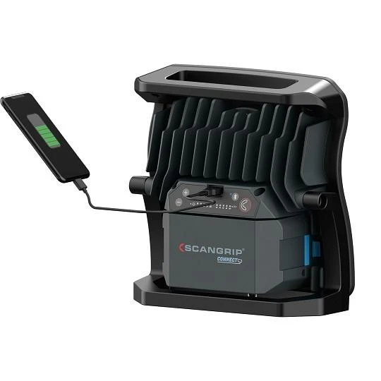 Akumuliatorinis darbo prožektorius Scangrip Nova 10 Connect, 10000 lm, IP65, 18/20 V