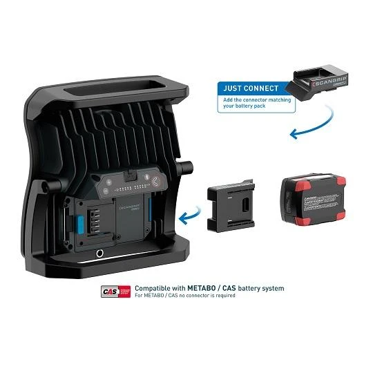 Akumuliatorinis darbo prožektorius Scangrip Nova 10 Connect, 10000 lm, IP65, 18/20 V