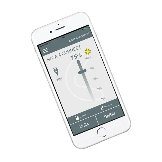 Akumuliatorinis darbo prožektorius Scangrip Nova 10 Connect, 10000 lm, IP65, 18/20 V