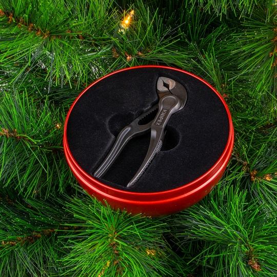 Cobra XS 100 mm replės KNIPEX kalėdinėje pakuotėje [87 00 100 XMAS] dovanai