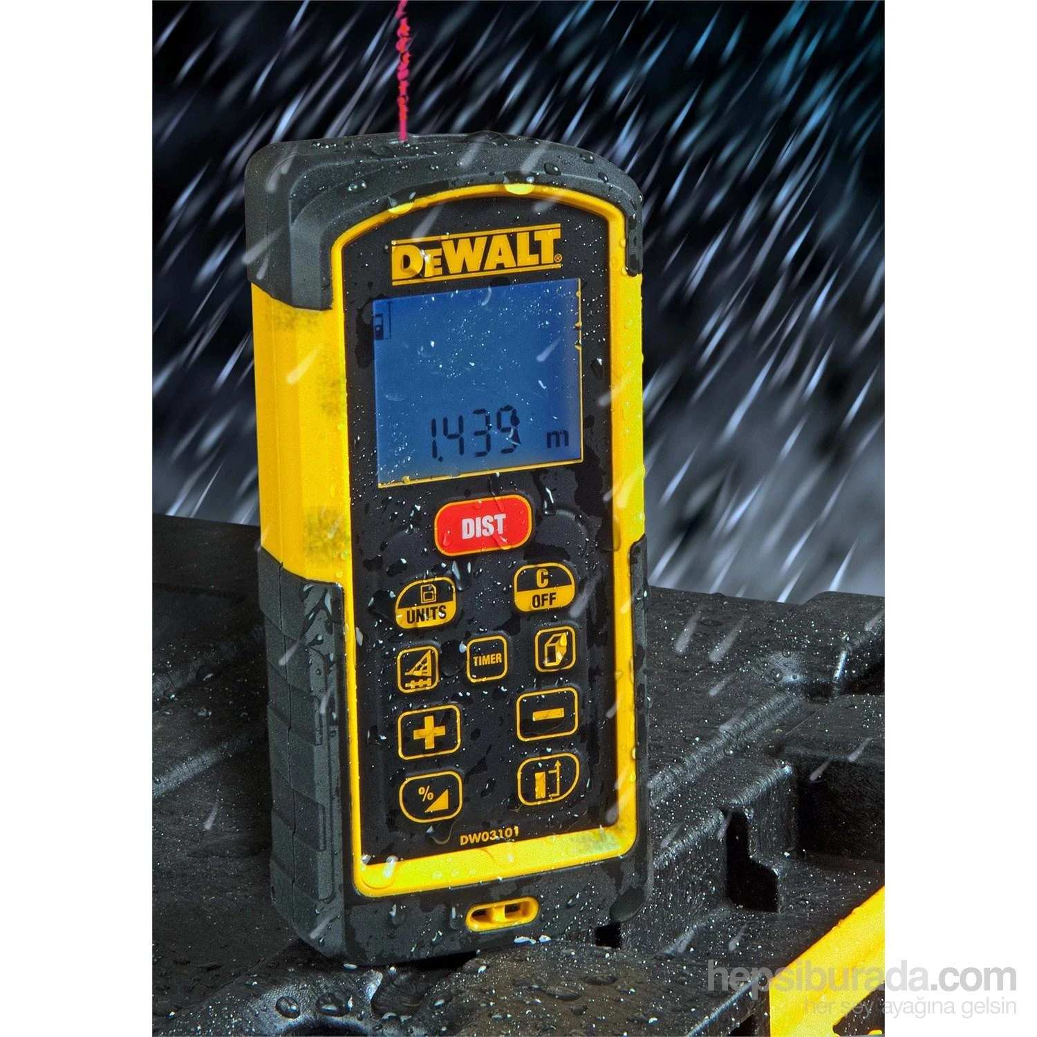 DeWALT atstumų matuoklis DW03101 100m
