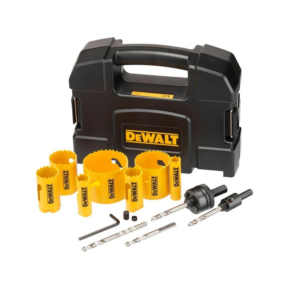 DEWALT KIAUŠIŲ PJŪKLŲ RINKINYS 11 vnt. BIMETALAS ELEKTRIKUI