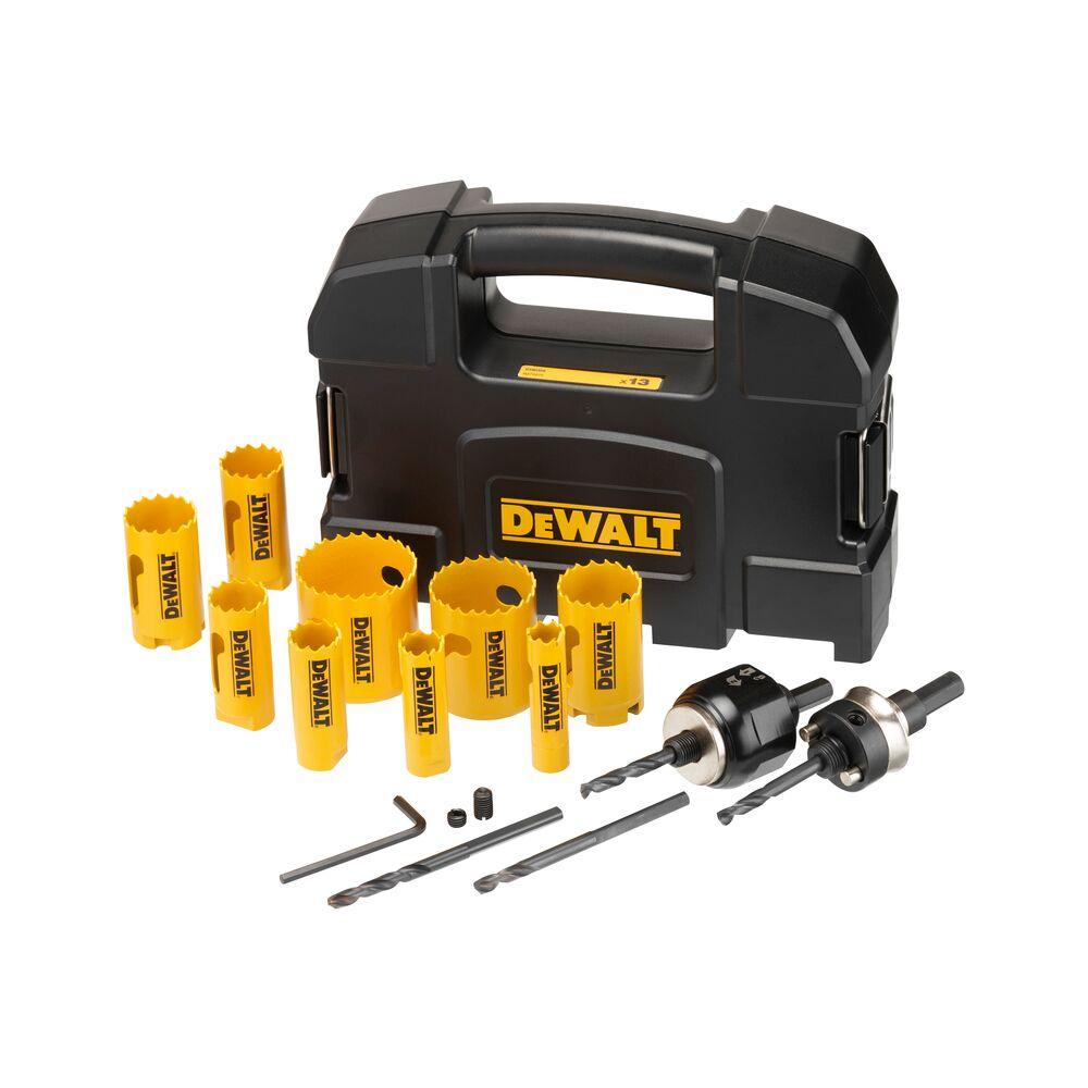 Gręžimo karūnų komplektas DeWalt DT90356-QZ; 16-64 mm; 11 vnt.
