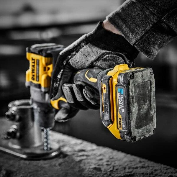 DeWalt 2 baterijų komplektas PowerStack 18V Li-Ion 1,7Ah DeWALT [DCBP034E2-XJ]
