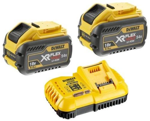 Priedų rinkinys DeWALT DCB118; 18 V; 2x9,0 Ah + pakrovėjas DCB547
