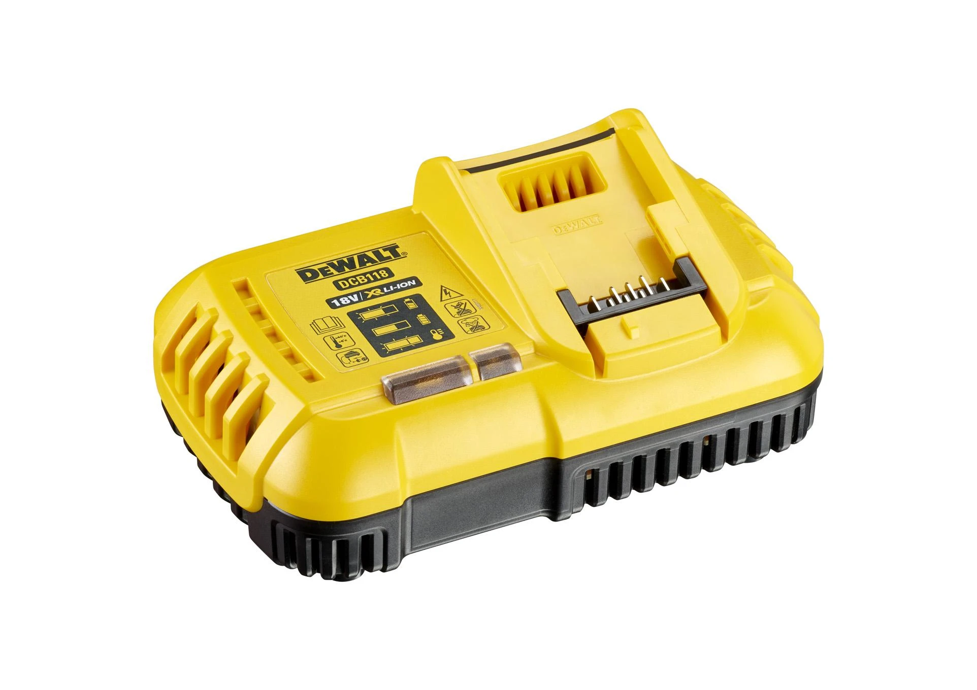 Priedų rinkinys DeWALT DCB118; 18 V; 2x9,0 Ah + pakrovėjas DCB547