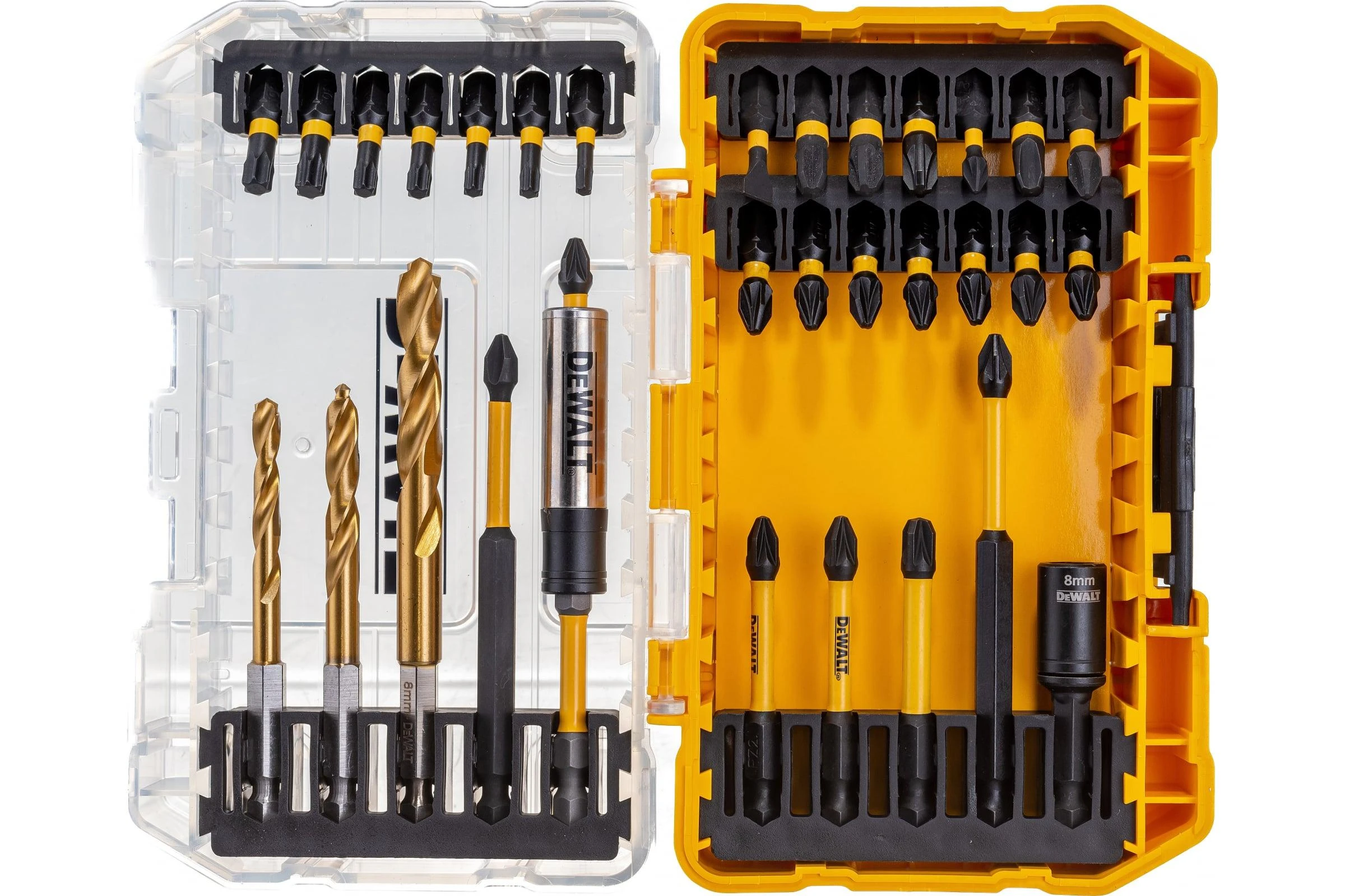 Grąžtų ir sukimo antgalių komplektas DeWalt DT70741T-QZ; 32 vnt.