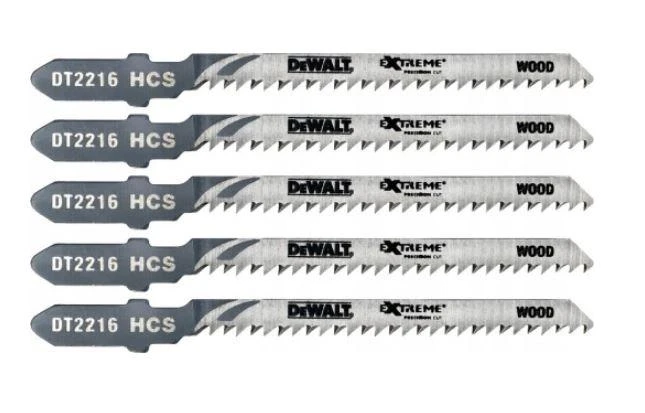 DEWALT JIGSAW LADE 82x2mm T119BO XPC MEDIENA / 5 vnt.