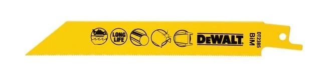 DEWALT BRZESZCZOT DO PIŁY SZABLASTEJ 152x1,1mm S922AF METAL /5szt.