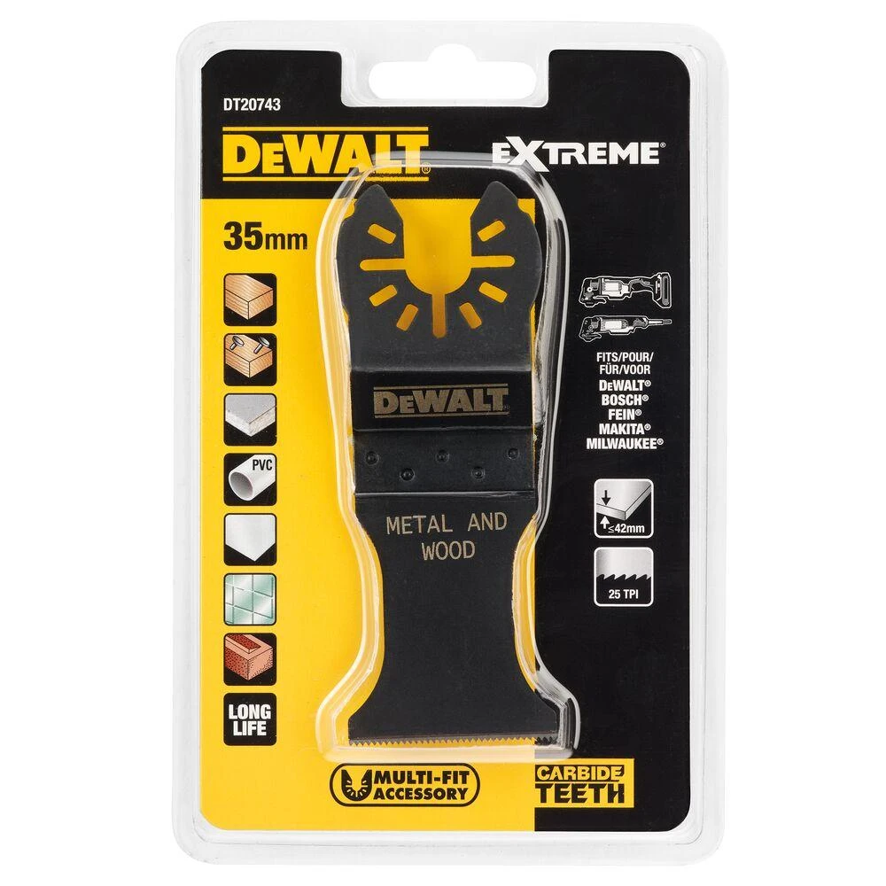 Įpjaunamasis pjūklelis DeWalt DT20743-QZ; 35 mm
