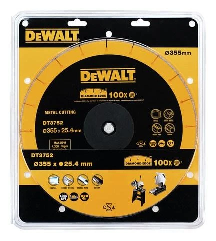 DEWALT TARCZA DIAMENTOWA EXTREME DO METALU 355 x 25,4mm