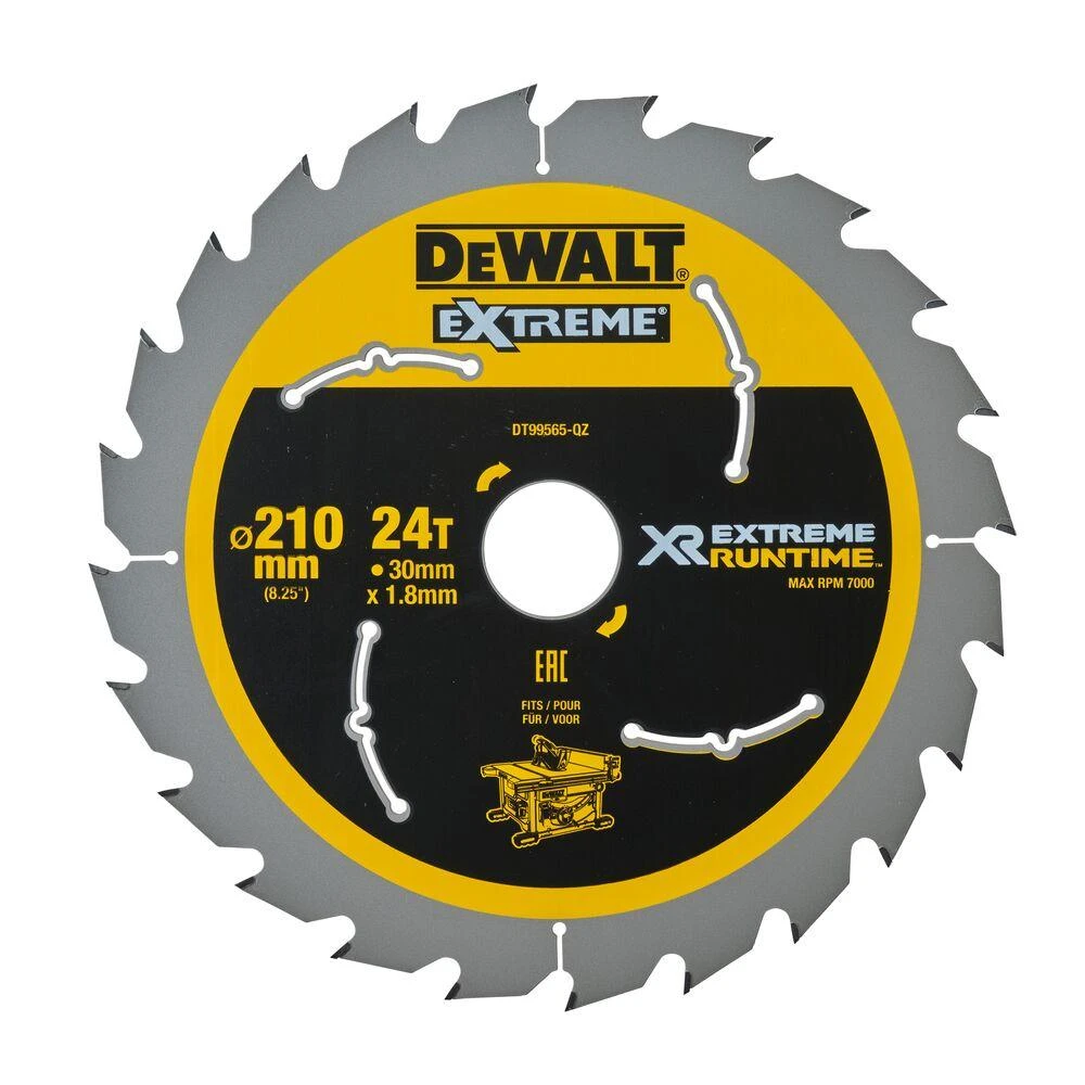 Pjovimo diskas medienai DeWalt DT99565-QZ; 210x1,8x30 mm; Z24; 25°