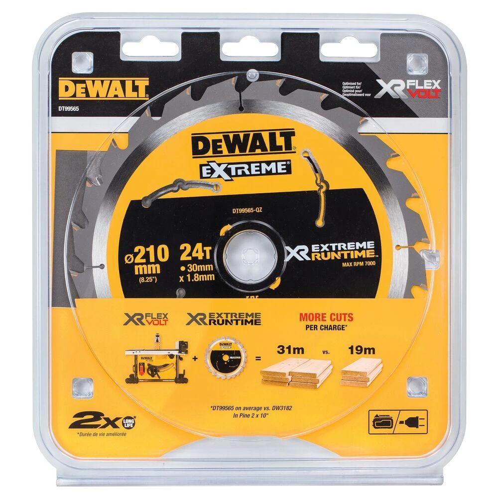 Pjovimo diskas medienai DeWalt DT99565-QZ; 210x1,8x30 mm; Z24; 25°