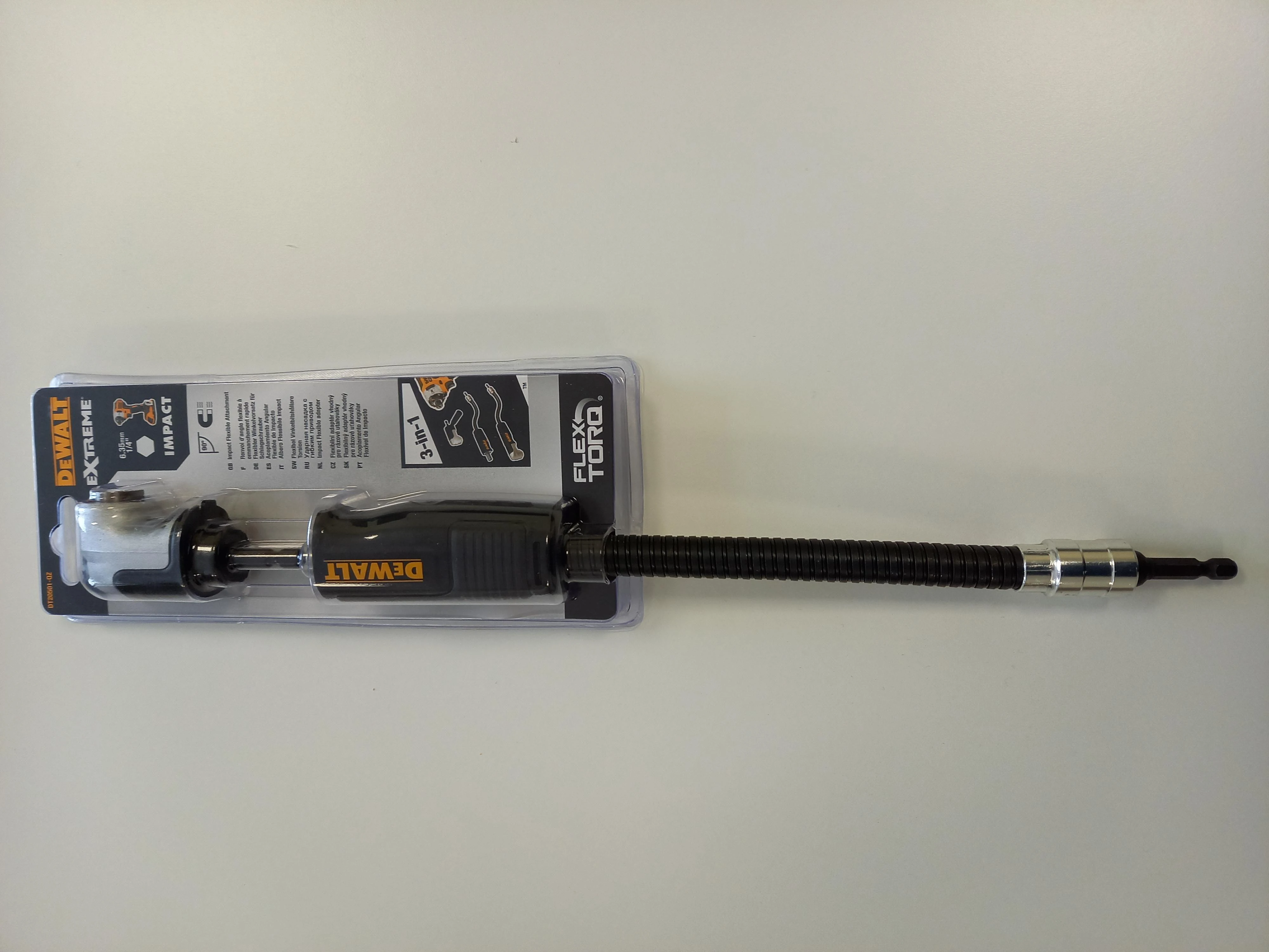Lankstus adapteris sukimo antgaliams DeWalt DT20501; HEX 1/4''