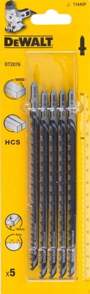 Pjūkleliai siaurapjūkliui DeWalt T344DP; 5 vnt.