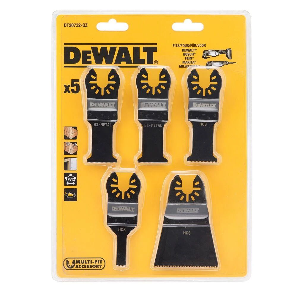 Įpjaunamasis pjūklelis DeWalt DT20732-QZ; 5 vnt.