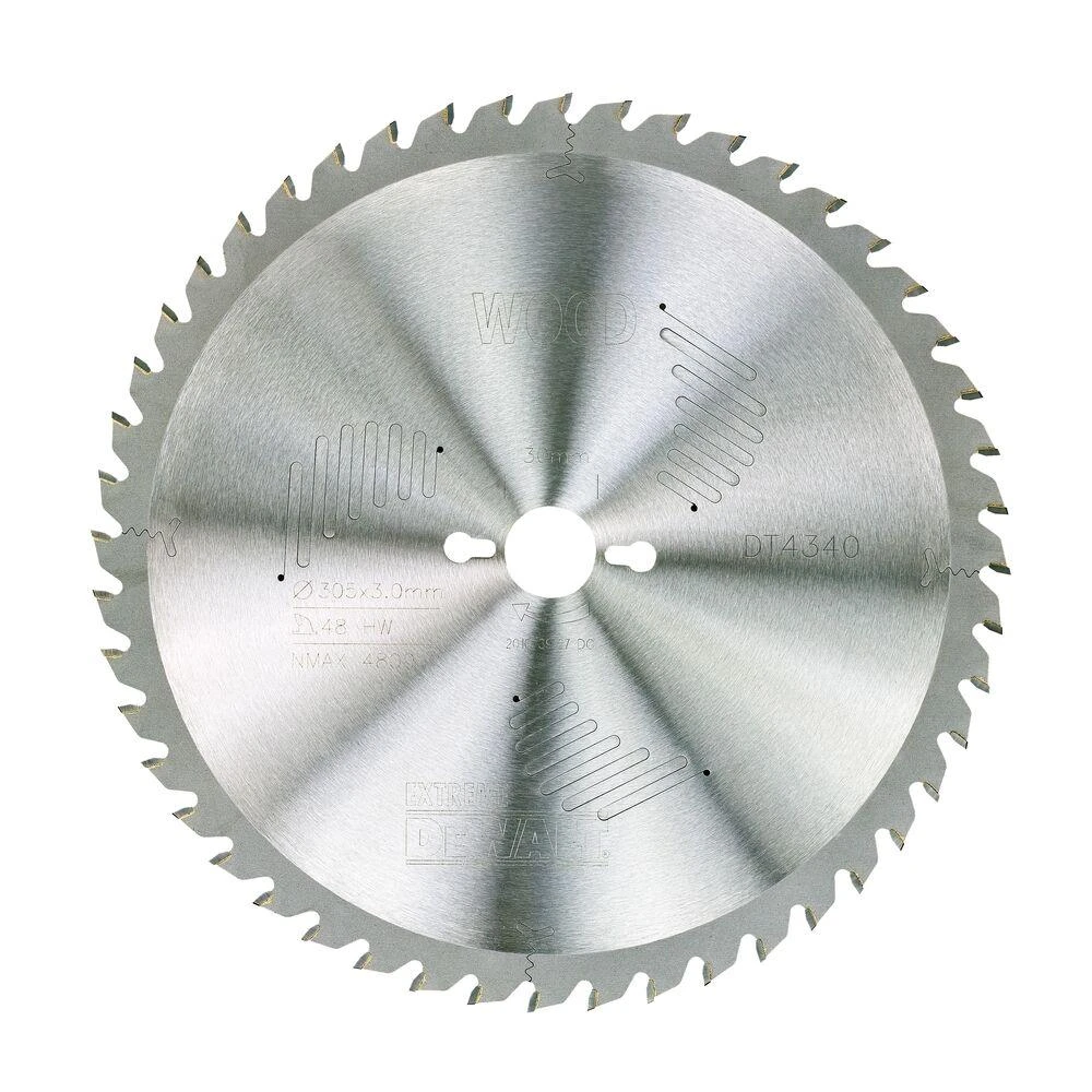 Pjovimo diskas medienai DeWalt DT4340-QZ; 305x30 mm; 48T