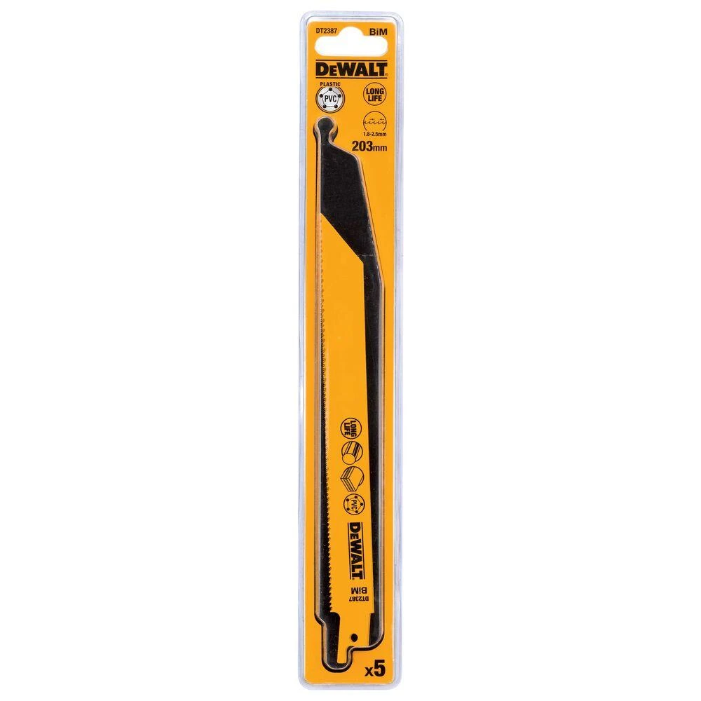 DEWALT BRZE.SZABL. 203x1,8-2,5mm /5szt
