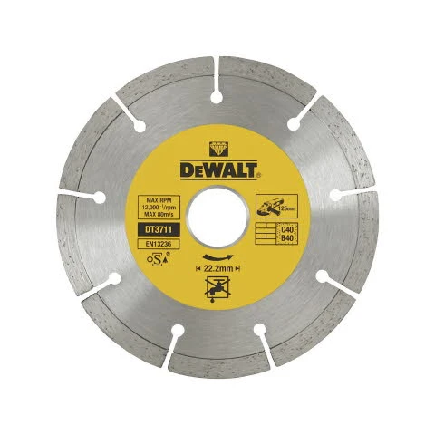 DEWALT TARCZA DIAMENTOWA 125x1,7x22,2mm SEGMENTOWA
