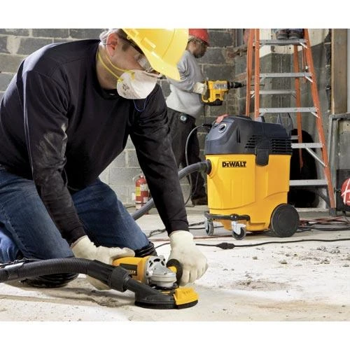 Apsauginis gaubtas su dulkių nusiurbimu kampiniams šlifuokliams DeWalt DWE46150