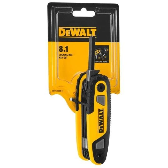 Šešiakampių raktų rinkinys DeWalt DWHT0-70263; 8 vnt.