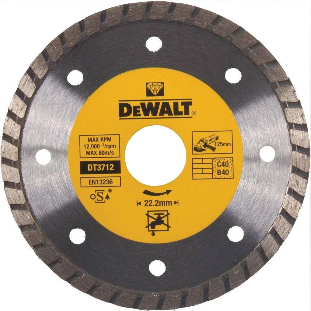 Dewalt TARCZA DIAMENTOWA 125mm TURBO
