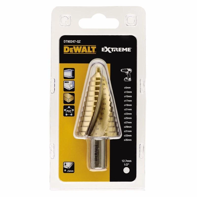 Pakopinis grąžtas DeWalt DT90247-QZ; 5-35 mm