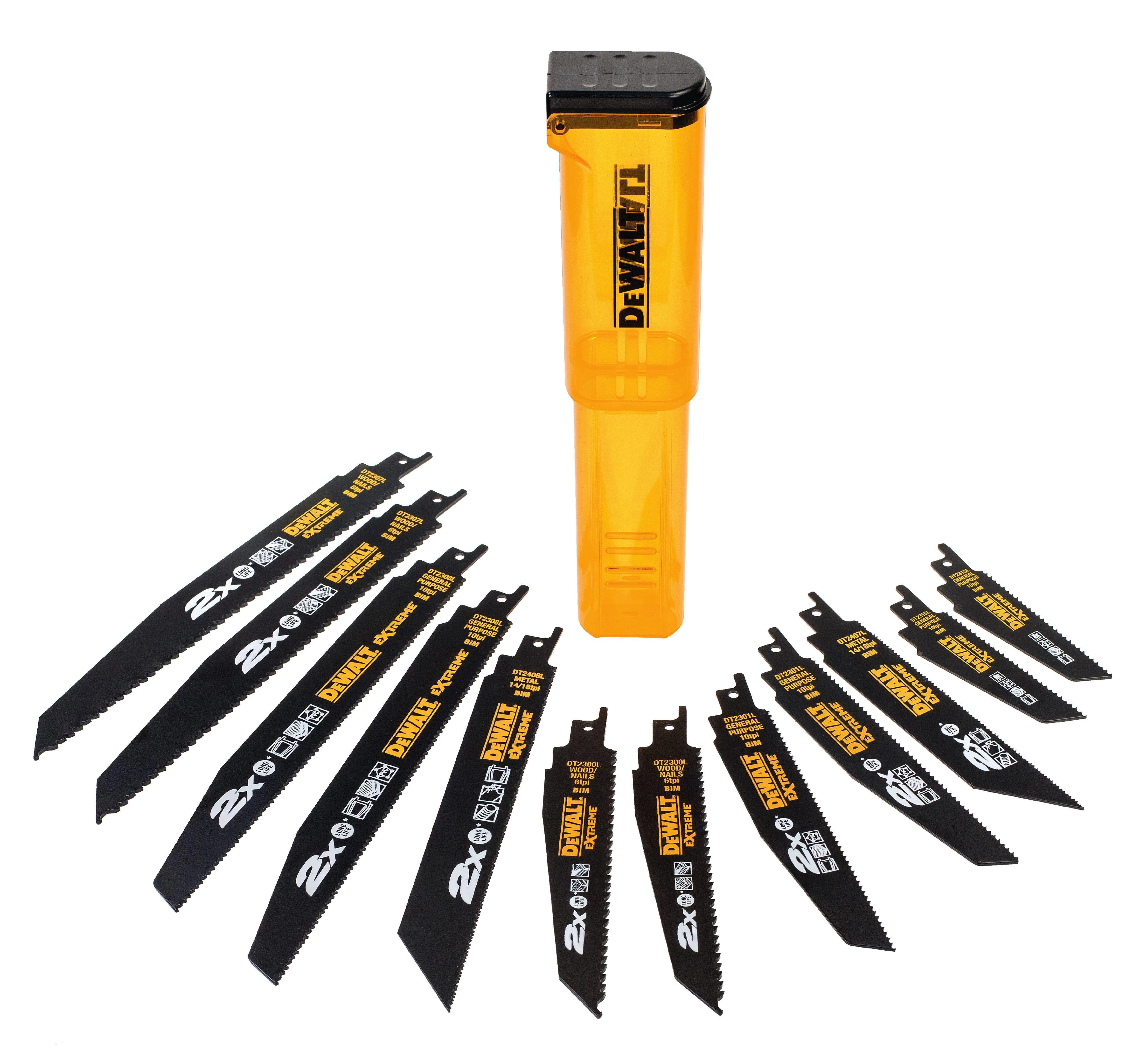 Pjūklelių komplektas DeWalt DT2441L-QZ; 12 vnt.