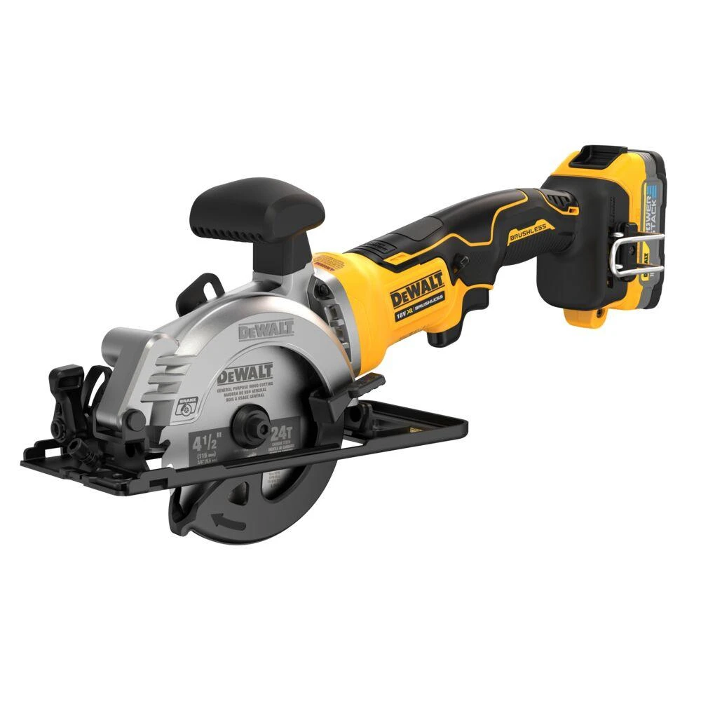 DeWalt DCS571E1T 115mm pjūklas su akumuliatoriumi