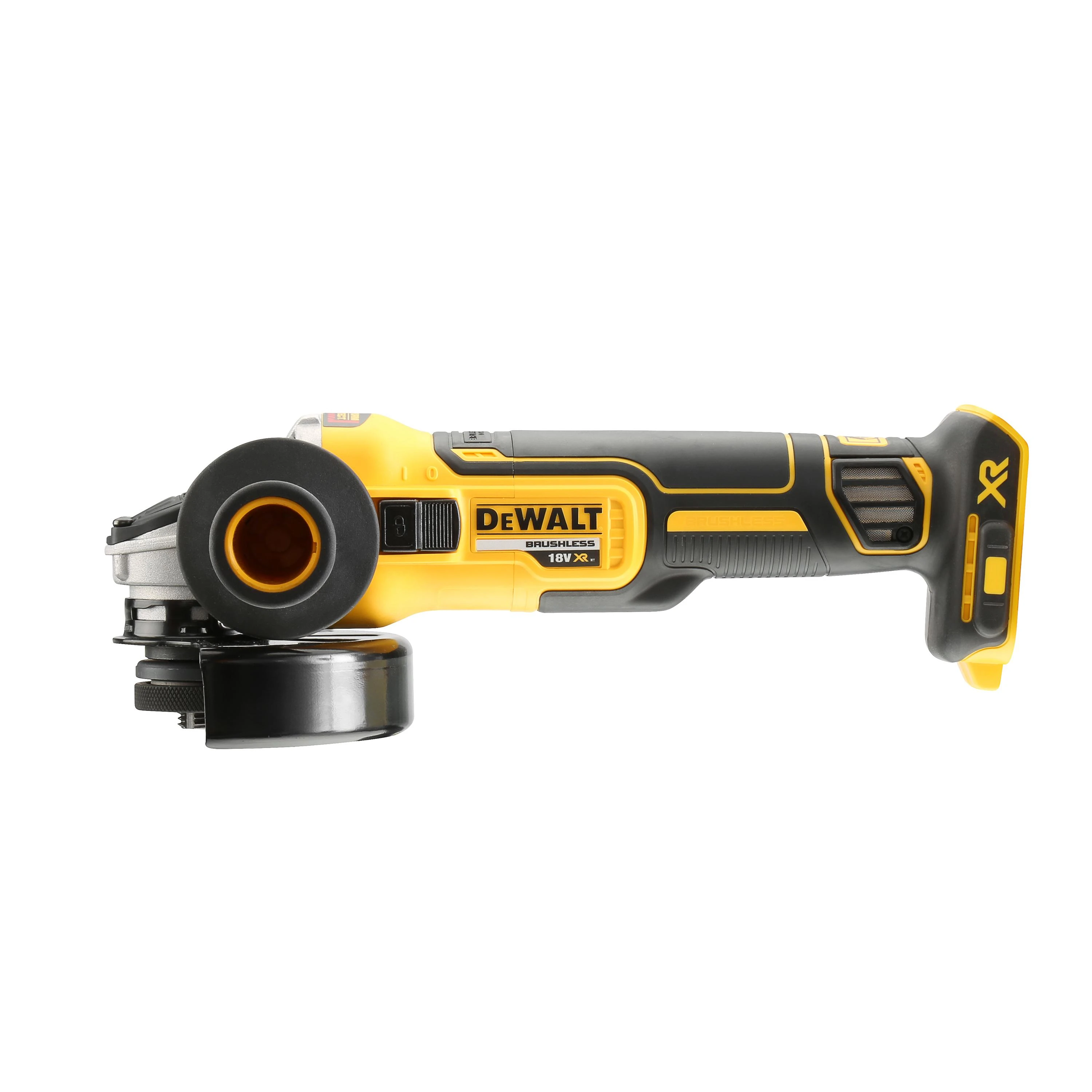 DeWALT kampinis šlifuoklis DCG405NT be akumuliatoriaus ir kroviklio, TSTAK lagaminas