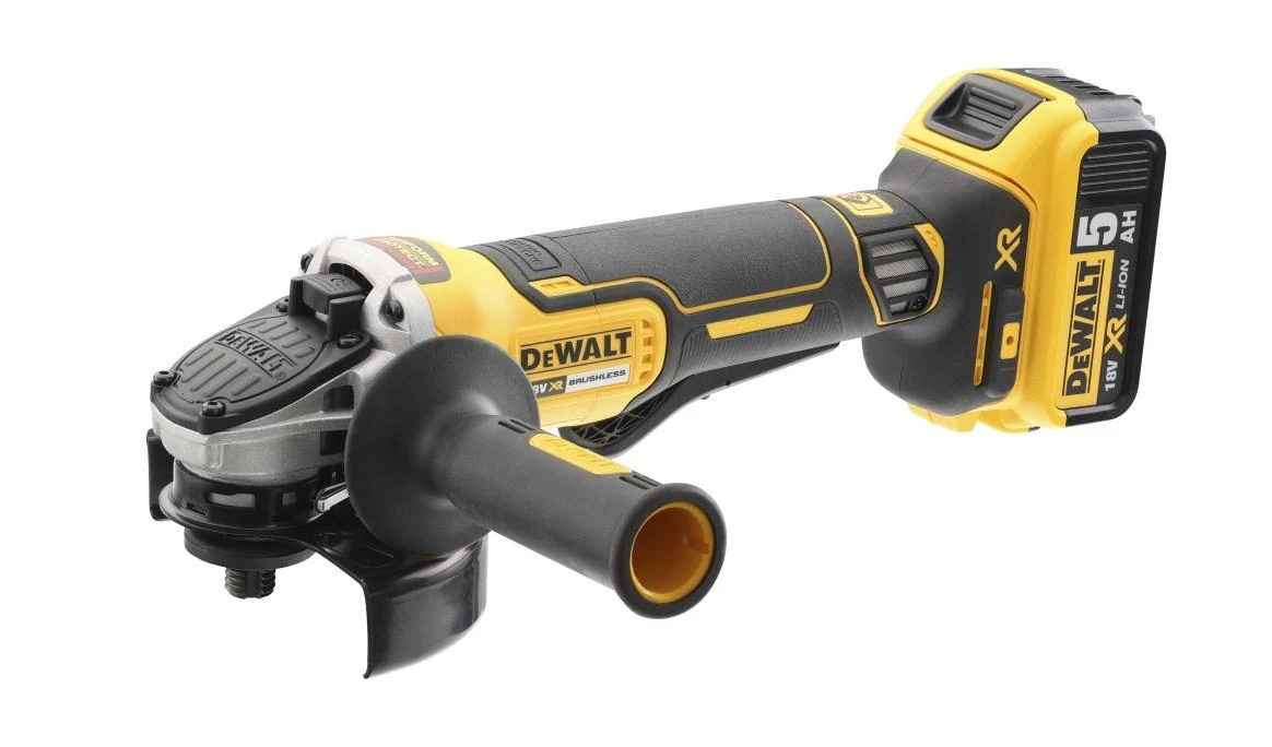 DeWALT kampinis šlifuoklis DCG406N-XJ be akumuliatoriaus ir kroviklio