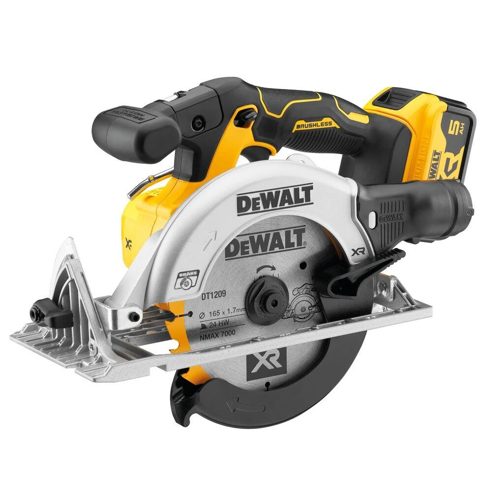 DEWALT DCS565P2 akumuliatorinis diskinis pjūklas