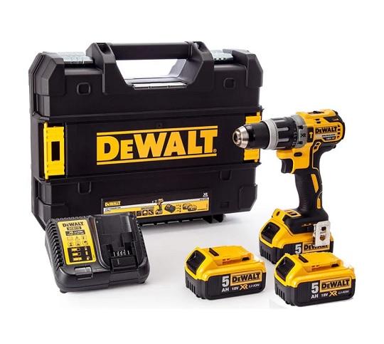 DeWalt smūginis suktuvas - gręžtuvas DCD996P3 18V, 95Nm, 3 pavaros, 3 x 5,0 Ah