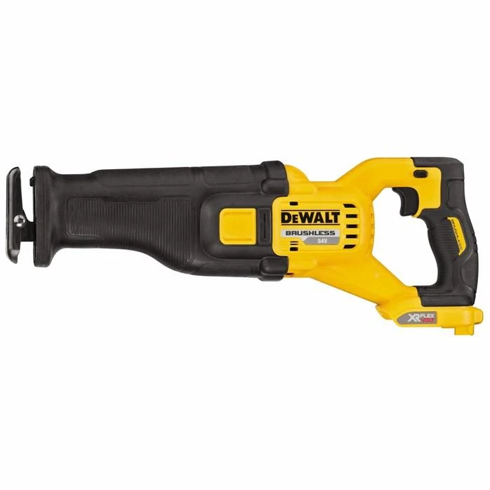 DeWalt 54V FlexVolt tiesinis pjūklas iš šono