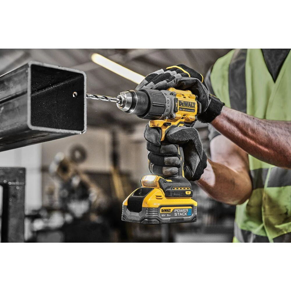Dewalt COMBO KOMPLEKTAS 18V SMOGTUVĄ DCD805 + POSŪKIO KAMPĄ DCF850 2x5,0Ah POWERSTACK DCK2050H2T