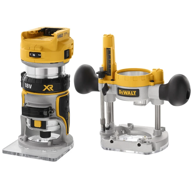DeWalt freza su keičiamais pagrindais