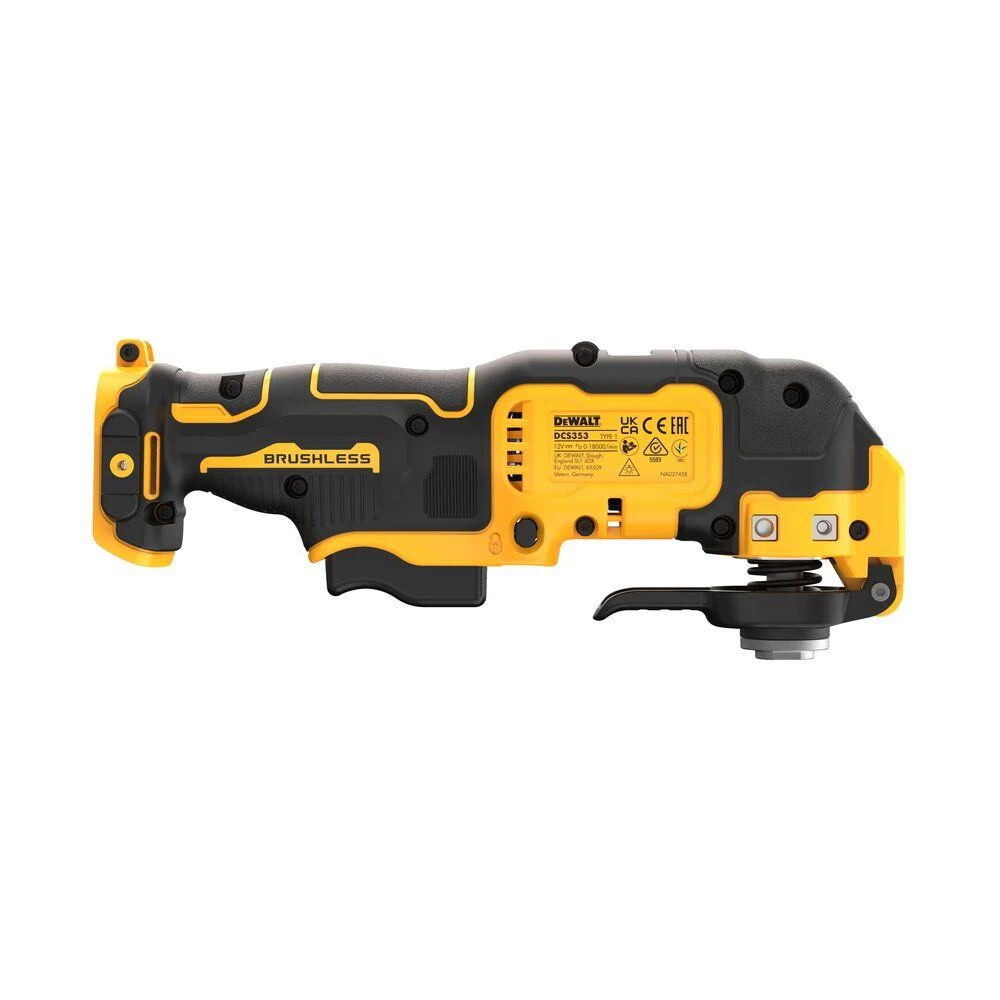 DeWalt 12V daugiafunkcis įrankis, šoninis vaizdas
