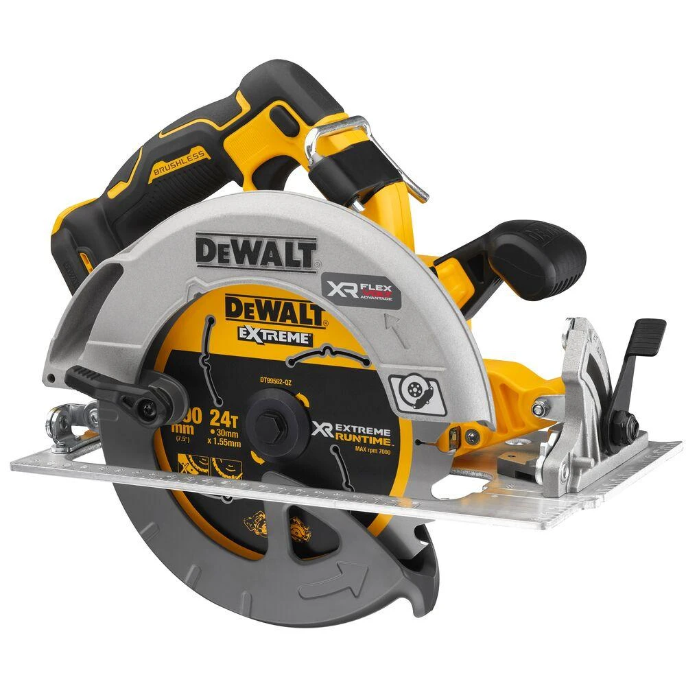 DeWalt akumuliatorinis diskinis pjūklas DCS573NT, 190mm, TSTAK lagaminas be akumuliatoriaus ir kroviklio