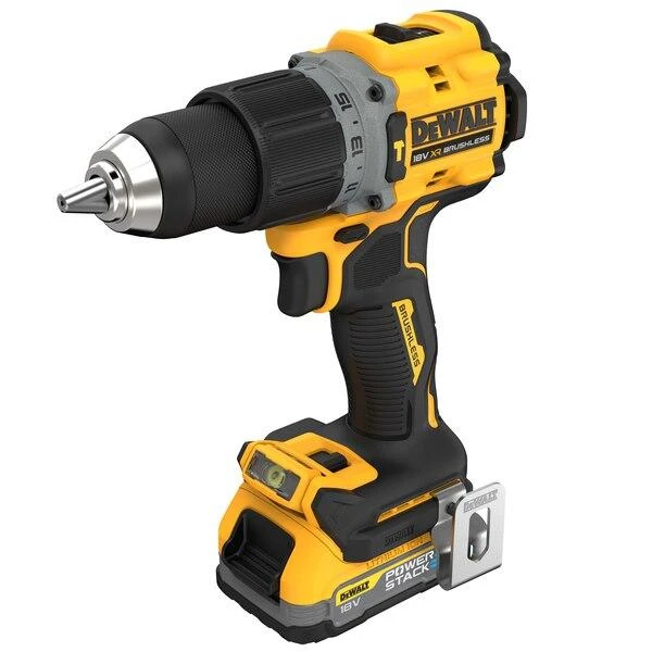 Smūginis gręžtuvas-suktuvas DeWalt DCD805E2T-QW; 18 V; 2x1,7 Ah akum.