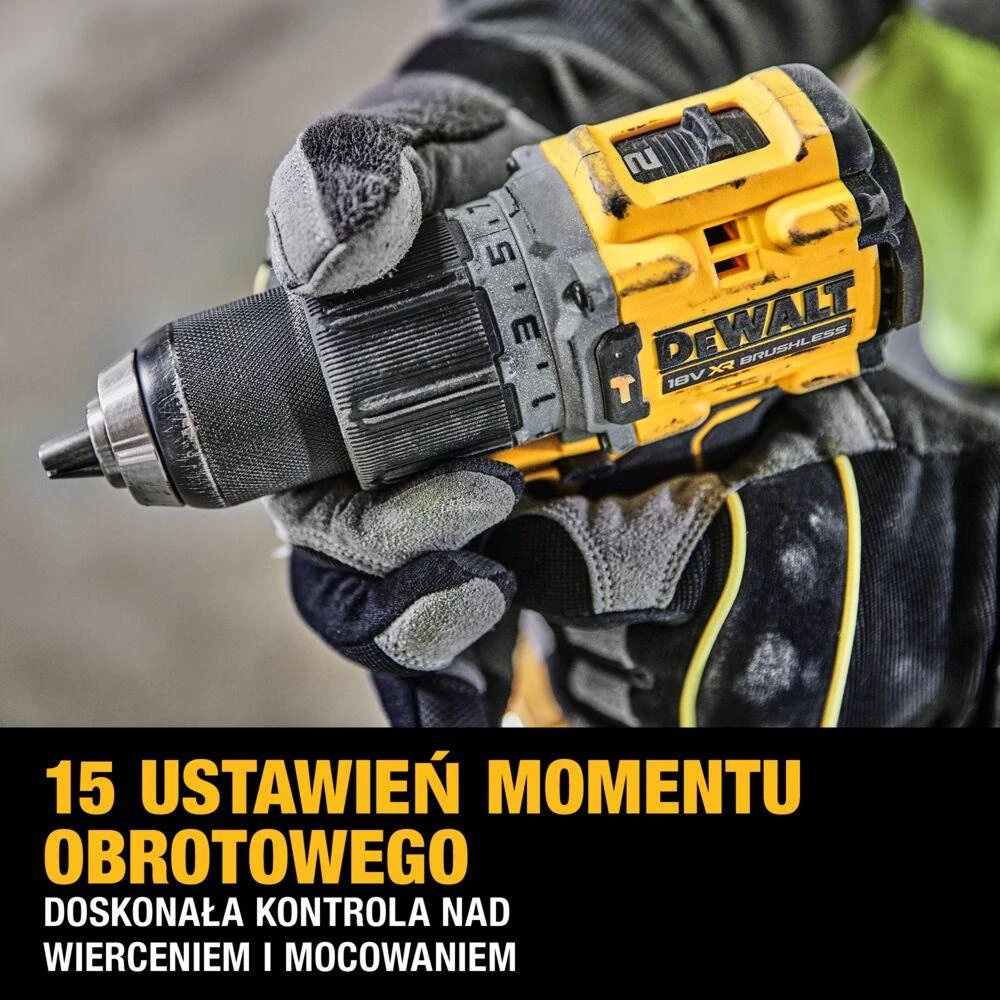 Dewalt smūginis suktuvas gręžtuvas 18V G3 XR, DeWalt [DCD805E1T-QW] Li-Ion, 1x1,7Ah, POWERSTACK