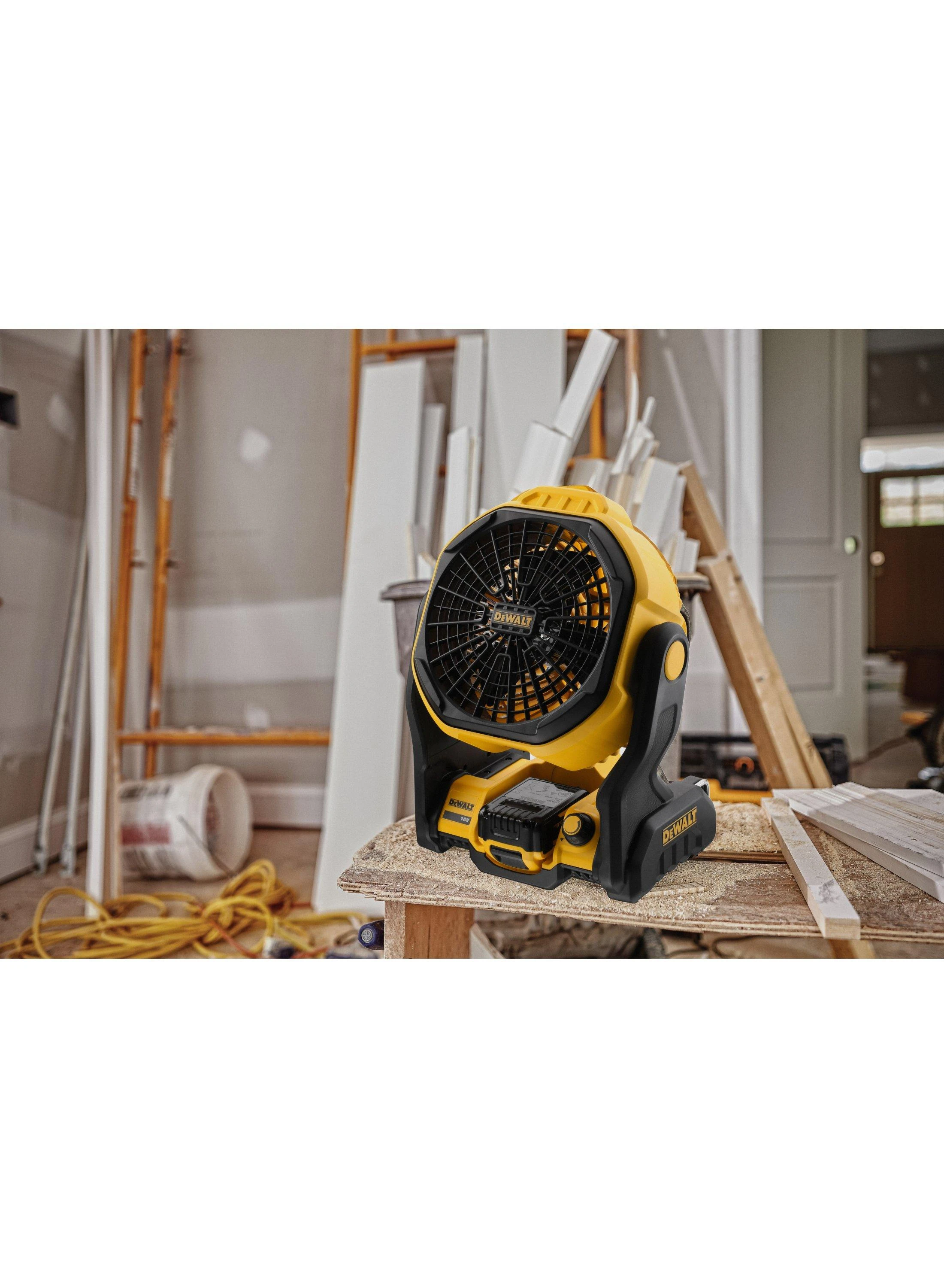 Akumuliatorinis ventiliatorius DeWalt XR DCE512N; 18 V (be akumuliatoriaus ir pakrovėjo)