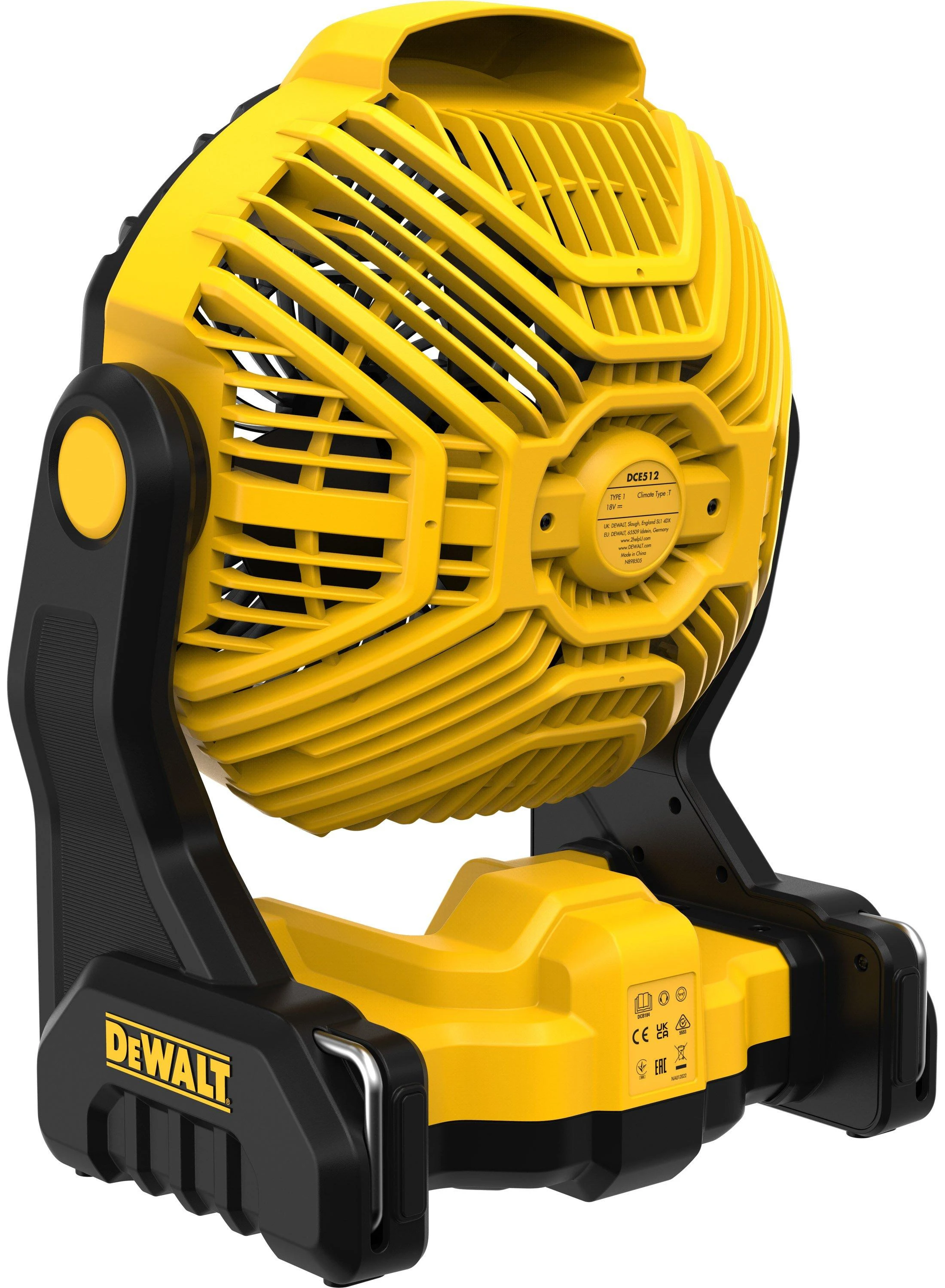 Akumuliatorinis ventiliatorius DeWalt XR DCE512N; 18 V (be akumuliatoriaus ir pakrovėjo)