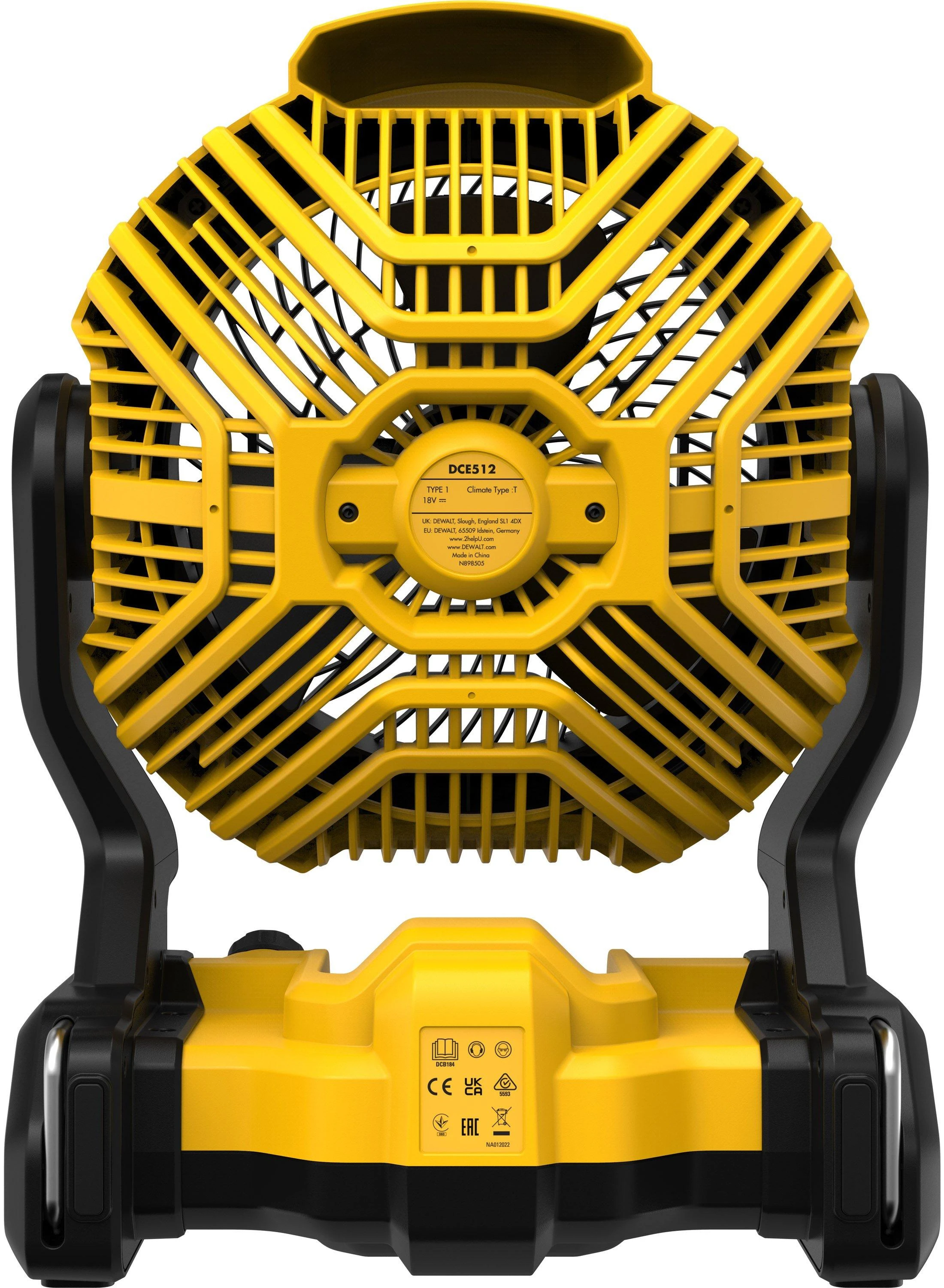 Akumuliatorinis ventiliatorius DeWalt XR DCE512N; 18 V (be akumuliatoriaus ir pakrovėjo)