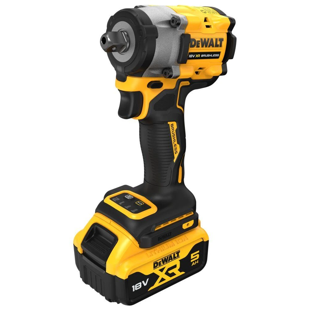 Dewalt 18V smūginis veržliasukis su 5Ah akumuliatoriumi