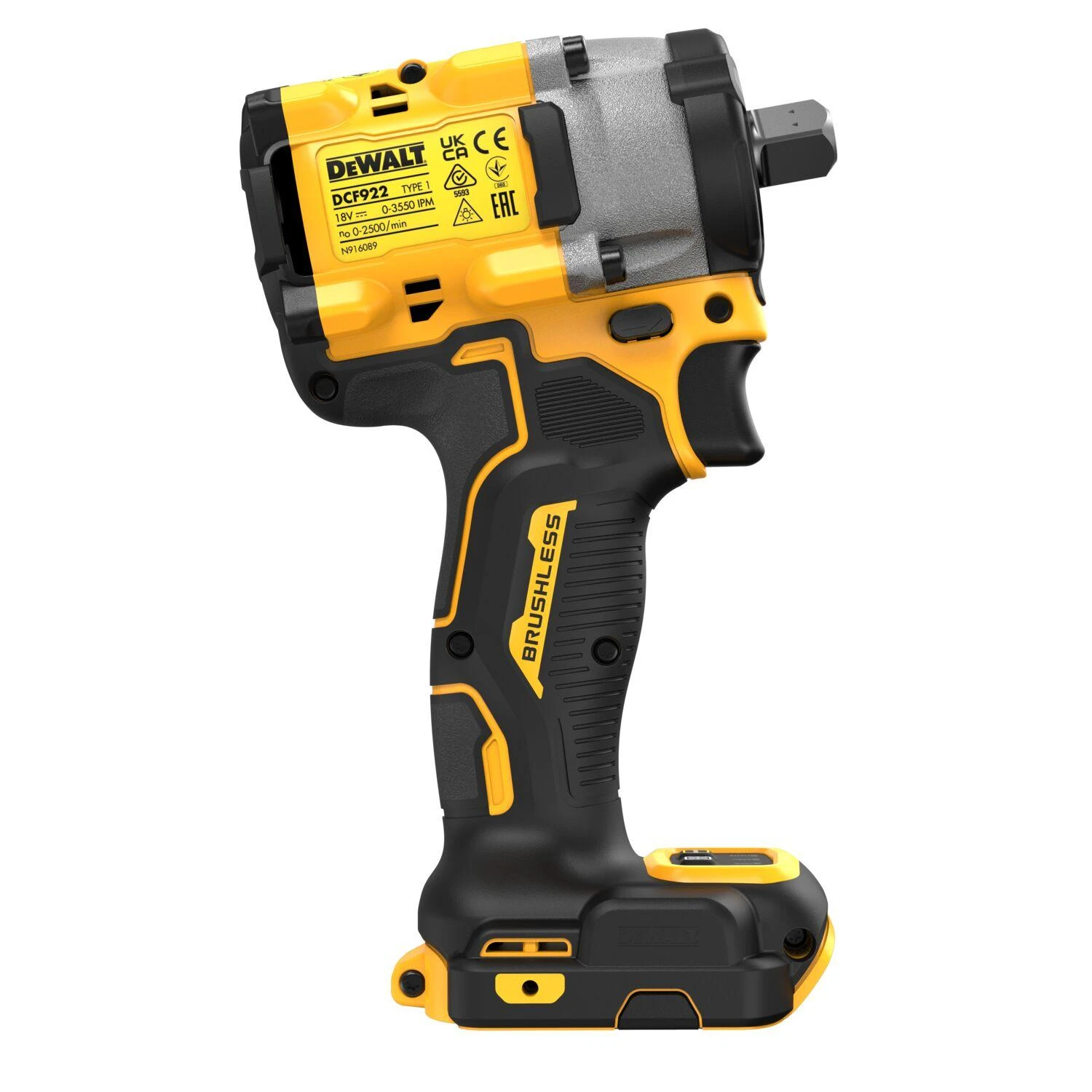 Akumuliatorinis smūginis veržliasukis  Dewalt Dewa DCF922NT-XJ Akku-Schlagschr. 1/2